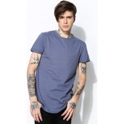 Ciemnoniebieska Koszulka Efficiency. Niebieskie t-shirty męskie Born2be, s, bez wzorów, z bawełny, bez kołnierzyka, bez rękawów. Za 89,99 zł.