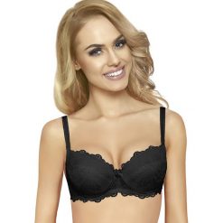 Biustonosze: Biustonosz push-up „Adele” w kolorze czarnym