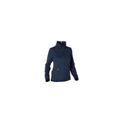 Bluza na zamek Gym & Pilates 500 damska. Niebieskie bluzy damskie NYAMBA, xs, bez wzorów, z bawełny, bez rękawów, bez kaptura. Za 79,99 zł.