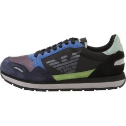 Emporio Armani Sneakersy niskie blue/lime/black. Niebieskie sneakersy męskie Emporio Armani, bez zapięcia. Za 669,00 zł.
