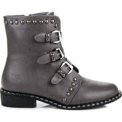 Botki damskie: Szare workery PAISLEE