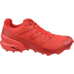 Salomon Speedcross 5 406843 45 1/3 Czerwone. Czerwone buty sportowe męskie Salomon, z syntetyku, bez zapięcia, do biegania, salomon speedcross. W wyprzedaży za 469,99 zł.