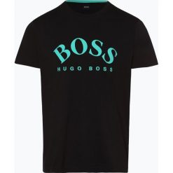 BOSS Athleisure - T-shirt męski – Tee 7, czarny. Czarne t-shirty męskie BOSS Athleisure, m, z nadrukiem, prążkowane, bez kołnierzyka. Za 249,95 zł.