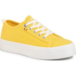 Tenisówki S.OLIVER - 5-23678-24 Yellow 600. Żółte półbuty damskie S.Oliver, bez wzorów, z gumy, bez zapięcia. Za 179,00 zł.