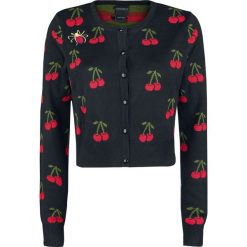 Riverdale Cheryl Blossom Kardigan damski czarny. Czarne bluzy damskie marki Riverdale, m, z aplikacjami, z krótkim rękawem, krótkie. Za 99,90 zł.
