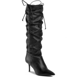 Kozaki MSGM - Stivale Donna 2741MDS6589 121 99 Czarny. Czarne kozaki damskie MSGM, ze skóry, bez obcasa, na obcasie, bez zapięcia. W wyprzedaży za 1359,00 zł.