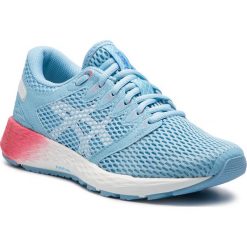Buty ASICS - RoadHawk FF 2 1012A123 Skylight/White 401. Niebieskie buty sportowe damskie Asics, z materiału, sportowe, do biegania. W wyprzedaży za 299,00 zł.