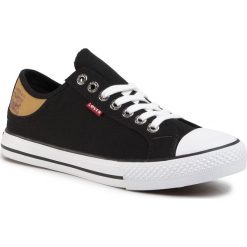 Trampki LEVI'S - 223001-733-59 Regular Black. Czarne półbuty męskie Levi's®, bez wzorów, z gumy, bez zapięcia. Za 169,00 zł.