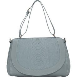 Skórzana torebka "Dinard" w kolorze niebieskim - 33 x 29 x 13 cm. Niebieskie torebki klasyczne damskie Liebeskind, w paski, ze skóry, na ramię, bez dodatków. W wyprzedaży za 479,95 zł.