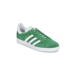 Buty adidas GAZELLE. Zielone trampki męskie Adidas, bez wzorów, bez zapięcia. Za 299,99 zł.