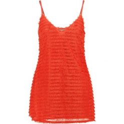 Sukienki hiszpanki: Missguided Petite EXCLUSIVE FRINGE Sukienka koktajlowa red