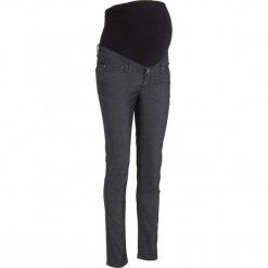 Spodnie ciążowe SKINNY, Power-stretch bonprix czarny. Czarne spodnie ciążowe bonprix. Za 109,99 zł.