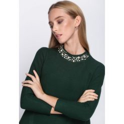 Zielony Sweter Shake Up. Zielone golfy damskie Born2be, l. Za 89,99 zł.