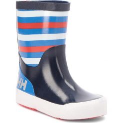 Kalosze HELLY HANSEN - Nordvik Stripe 114-11.689 Evening Blue/Blue Water/Grenadine/Off white/Reflective (Shiny). Niebieskie kalosze dziewczęce Helly Hansen. W wyprzedaży za 129,00 zł.