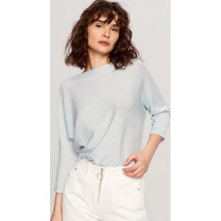 Swetry klasyczne damskie: Sweter – Niebieski