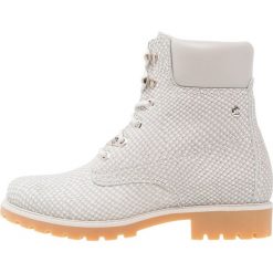 Botki damskie lity: Panama Jack SNAKE Botki sznurowane grey