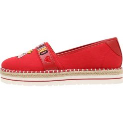 Love Moschino PATCH Espadryle red. Szare espadryle damskie marki Love Moschino, z materiału. W wyprzedaży za 415,20 zł.