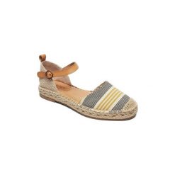 Espadryle Roxy ZAPATILLAS MUJER. Brązowe espadryle damskie Roxy, bez wzorów, bez obcasa. Za 185,09 zł.