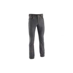 Spodnie jeździeckie Jodhpury jeansowe męskie. Spodnie męskie FOUGANZA, m, bez wzorów, z elastanu. Za 199,99 zł.