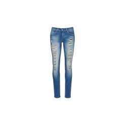 Jeansy slim fit Salsa SHAPE UP. Niebieskie jeansy damskie Salsa, bez wzorów, z jeansu. W wyprzedaży za 317,40 zł.