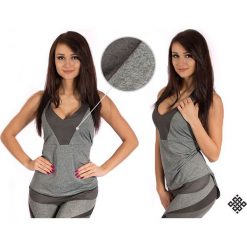 KARMA Bezrękawnik damski Tank Top Loose Grey Shadow r. XS. Szare topy sportowe damskie marki KARMA, xs. Za 119,80 zł.
