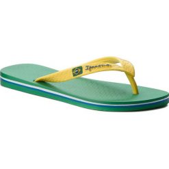Japonki IPANEMA - Clas Brasil II Ad 80415 Green/Yellow 23183. Żółte klapki męskie Ipanema, bez wzorów, z tworzywa sztucznego. Za 64,99 zł.