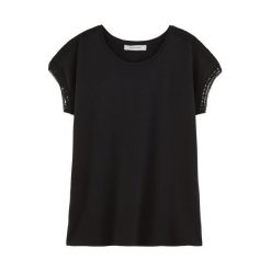 T-shirt damski. T-shirty damskie Promod, uniwersalny, bez wzorów, z tkaniny, bez kołnierzyka. Za 59,90 zł.