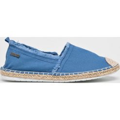 Big Star - Espadryle. Niebieskie espadryle damskie BIG STAR, bez wzorów, z materiału, bez obcasa, na obcasie. W wyprzedaży za 69,90 zł.