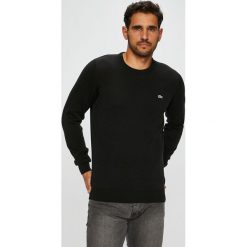Lacoste - Sweter. Czarne swetry męskie Lacoste, xl, bez wzorów, z bawełny, z okrągłym kołnierzem, bez kaptura. W wyprzedaży za 399,90 zł.