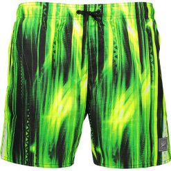 Szorty kąpielowe "Iggy Igauna" w kolorze limonkowo-czarnym. Żółte kąpielówki męskie Speedo, s, bez wzorów, z materiału. W wyprzedaży za 115,95 zł.