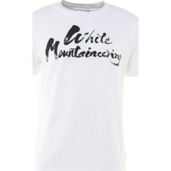 Koszulki polo: White Mountaineering PRNTED TSHIRT WHITE MOUNTAINEE Tshirt z nadrukiem white