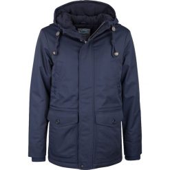 Dreimaster Parka dark blue. Niebieskie płaszcze męskie marki Dreimaster, xxl, bez wzorów, z bawełny, bez kaptura. W wyprzedaży za 468,30 zł.