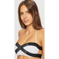 Calvin Klein Jeans - Biustonosz kąpielowy. Czarne stroje kąpielowe damskie Calvin Klein Jeans, s, bez wzorów, z elastanu. Za 249,90 zł.