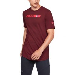 Under Armour SC30™ Koszulka Czerwony. Czerwone podkoszulki męskie Under Armour, xl, z nadrukiem, z bawełny, z krótkim rękawem. Za 171,95 zł.