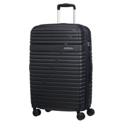 American Tourister Walizka Podróżna Aero Racer 68 Cm Czarna. Czarne walizki American Tourister, bez wzorów, sportowe. W wyprzedaży za 365,00 zł.