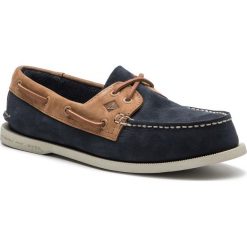Mokasyny SPERRY - STS17369 Navy/Tan. Pomarańczowe mokasyny męskie Sperry, ze skóry, klasyczne. W wyprzedaży za 329,00 zł.