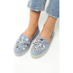 Espadryle damskie: Niebieskie Espadryle Pincheck
