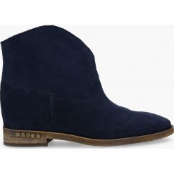 Botki granatowe Alegra. Niebieskie botki damskie Badura. Za 359,99 zł.