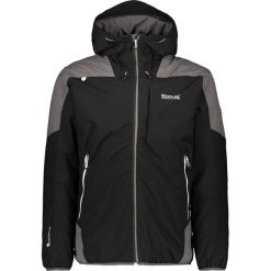 Kurtka funkcyjna "Langa Stretch" w kolorze czarnym. Czarne kurtki męskie Regatta Men, s, bez wzorów, z tkaniny, bez kaptura. W wyprzedaży za 259,95 zł.