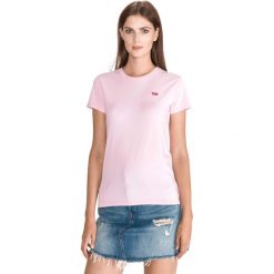 Levi's The Perfect Koszulka Różowy Beżowy. Różowe koszulki damskie Levi's®, s, z haftami, z bawełny, bez kołnierzyka, z krótkim rękawem. Za 102,95 zł.