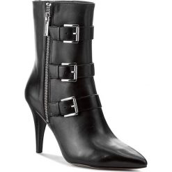 Botki MICHAEL KORS - Lori Bootie 40F7LRHE5L Black. Czarne buty zimowe damskie Michael Kors, z materiału, na obcasie. W wyprzedaży za 659,00 zł.