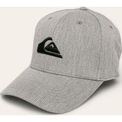 Quiksilver - Czapka. Szare czapki męskie Quiksilver, bez wzorów. Za 89,90 zł.