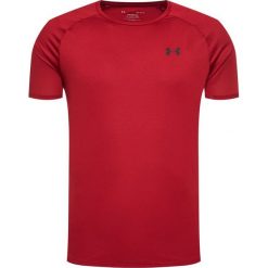 Koszulka techniczna Under Armour UA Tech 1345317. Czerwone koszulki męskie Under Armour, s, bez wzorów, z poliesteru, sportowe, polo, bez rękawów. Za 119,00 zł.