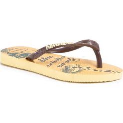 Japonki HAVAIANAS - Kids Sl Glitter Fc 41447727598 Lemon Yellow. Pomarańczowe sandały chłopięce Havaianas, z tworzywa sztucznego. Za 79,00 zł.