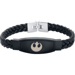Bransoletki damskie: Star Wars Rebel Logo Bransoletka z ekoskóry czarny