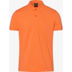 BOSS Athleisure - Męska koszulka polo – Piro, pomarańczowy. Pomarańczowe koszulki męskie BOSS Athleisure, xl, bez wzorów, z bawełny, eleganckie, polo, bez rękawów. Za 345,95 zł.