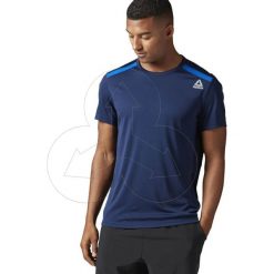 Koszulka męska Reebok T-shirt Workout BK6282. Koszulki męskie Reebok, m, bez wzorów, ze skóry, sportowe, z dekoltem na plecach. Za 69,00 zł.