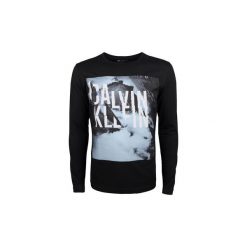 T-shirty z długim rękawem Calvin Klein Jeans J30J305540. Czarne t-shirty męskie Calvin Klein Jeans, s, bez wzorów, z jeansu, bez kołnierzyka, długie. Za 199,00 zł.