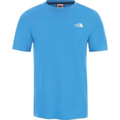 Koszulka The North Face Bad Glasses T94M6OME9 - niebieski. Niebieskie koszulki męskie The North Face, m, bez wzorów, bez kołnierzyka, bez rękawów. Za 125,99 zł.