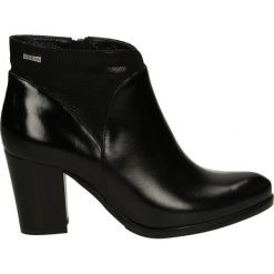 Botki - 7628 VE-TE NE. Czarne botki damskie na zamek Venezia, ze skóry. Za 239,00 zł.